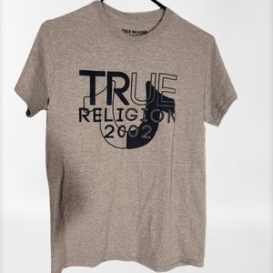 True Religion 2002 Men's Grey T-Shirt